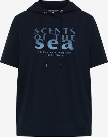 CECIL Majica 'Scents Of The Sea' | modra barva: sprednja stran