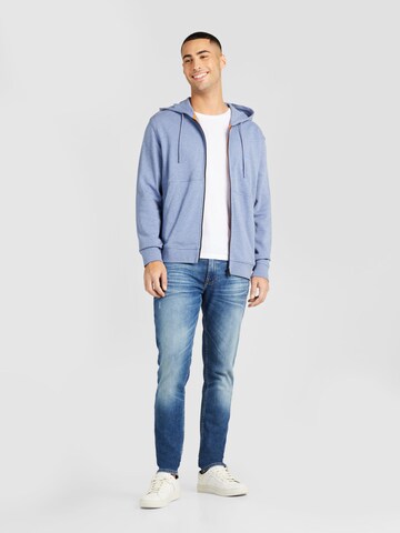 BOSS Sweatjacke 'Zetalky' in Blau