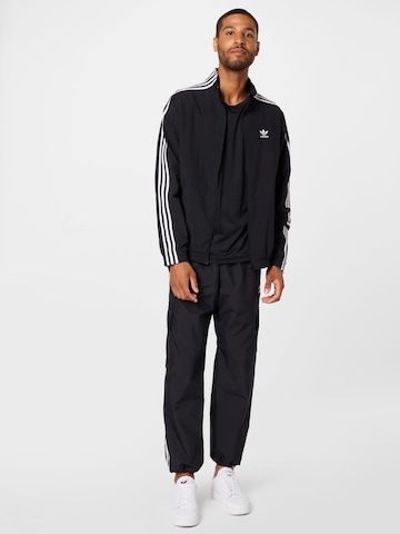 ADIDAS ORIGINALS Between-Season Jacket 'Adicolor Classics Lock-Up Trefoil' in Black