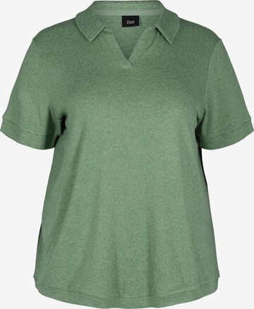 Zizzi - Blusa 'Sara' en verde: frente