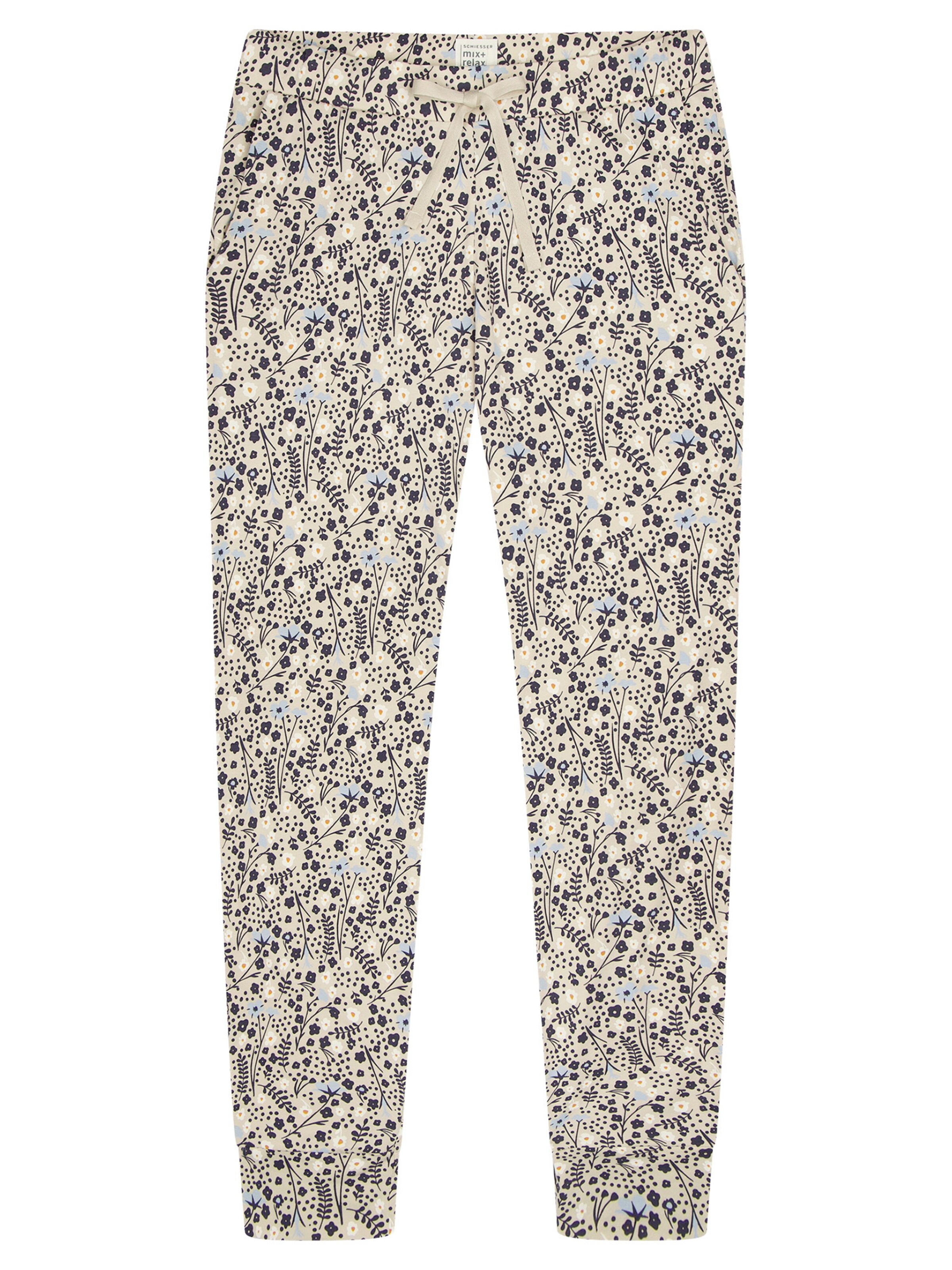 SCHIESSER - Pantalón de pijama ' Mix & Relax ' en beige: frente