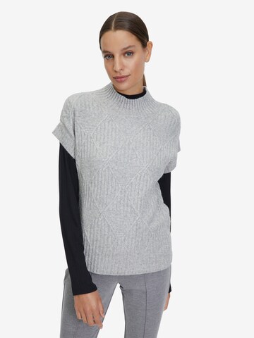 Cartoon Sweater in Grey: front