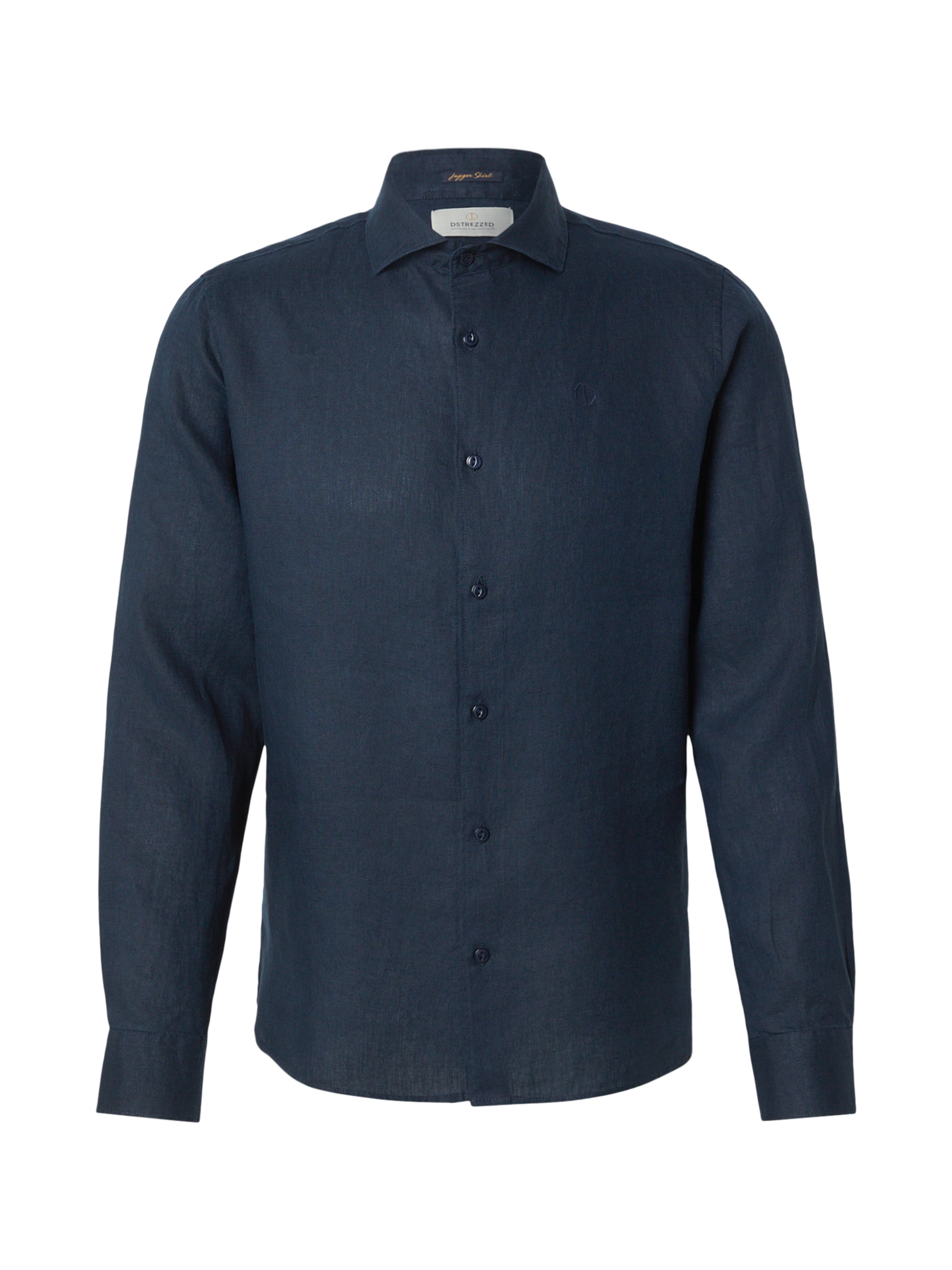 Coupe regular Chemise 'Jagger' Dstrezzed en bleu : devant