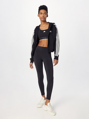 ADIDAS PERFORMANCE Skinny Παντελόνι φόρμας 'Dailyrun' σε μαύρο