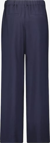 Betty & Co Loosefit Stoffhose mit hohem Bund in Blau