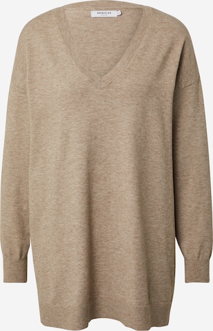 MSCH COPENHAGEN Sweater in Beige: front