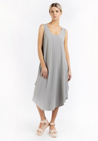 RISA Summer Dress in Grey: front