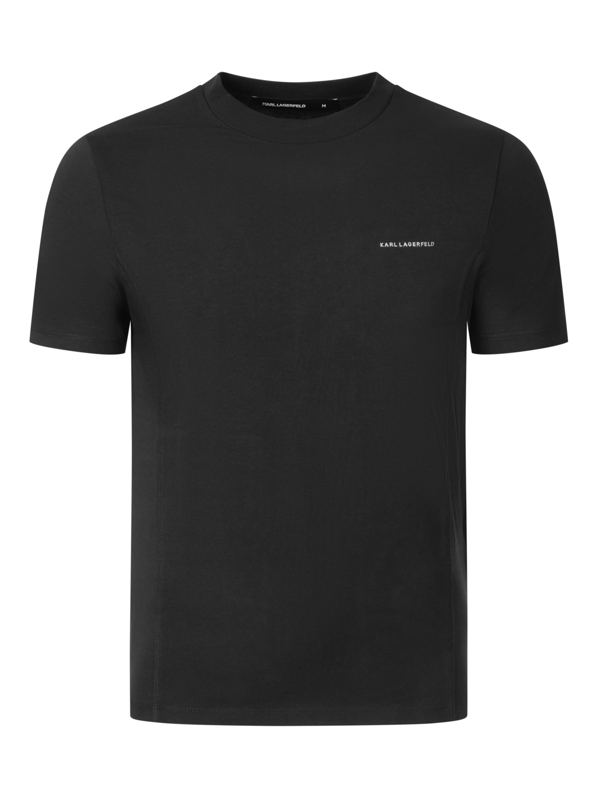 Karl Lagerfeld Shirt in Black: front