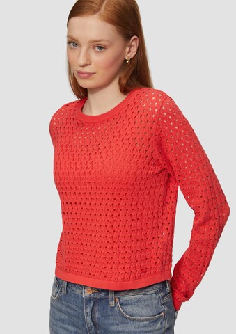 Pull-over QS en rouge