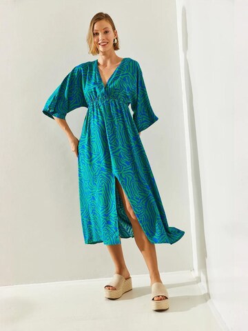 Bianco Lucci Jurk in Blauw