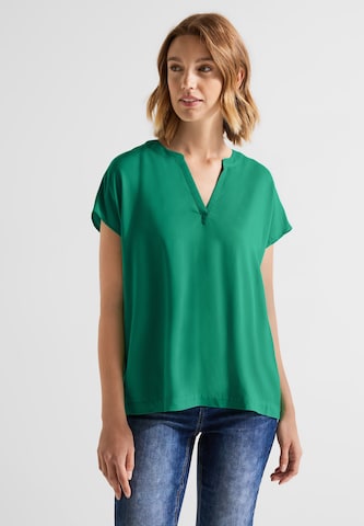 STREET ONE Blouse in Green: front