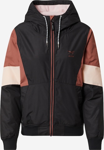 Iriedaily Between-Season Jacket 'Blotchy' in Black: front