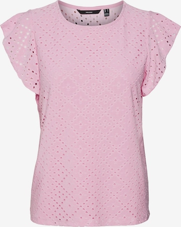 Camicia da donna 'TASSA' di VERO MODA in rosa: frontale