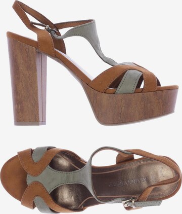 MARCO TOZZI Sandals & High-Heeled Sandals in 40 in Brown: front