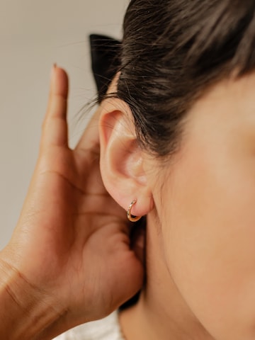 Hey Happiness - Pendientes 'Rainbow' en oro