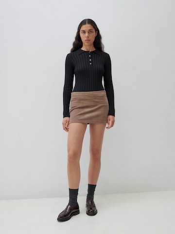 ABOUT YOU x Marie von Behrens Skirt 'Jessa' in Brown