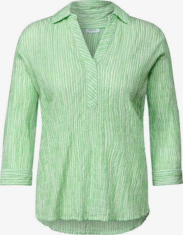 CECIL Bluse in Grün: Vorderseite