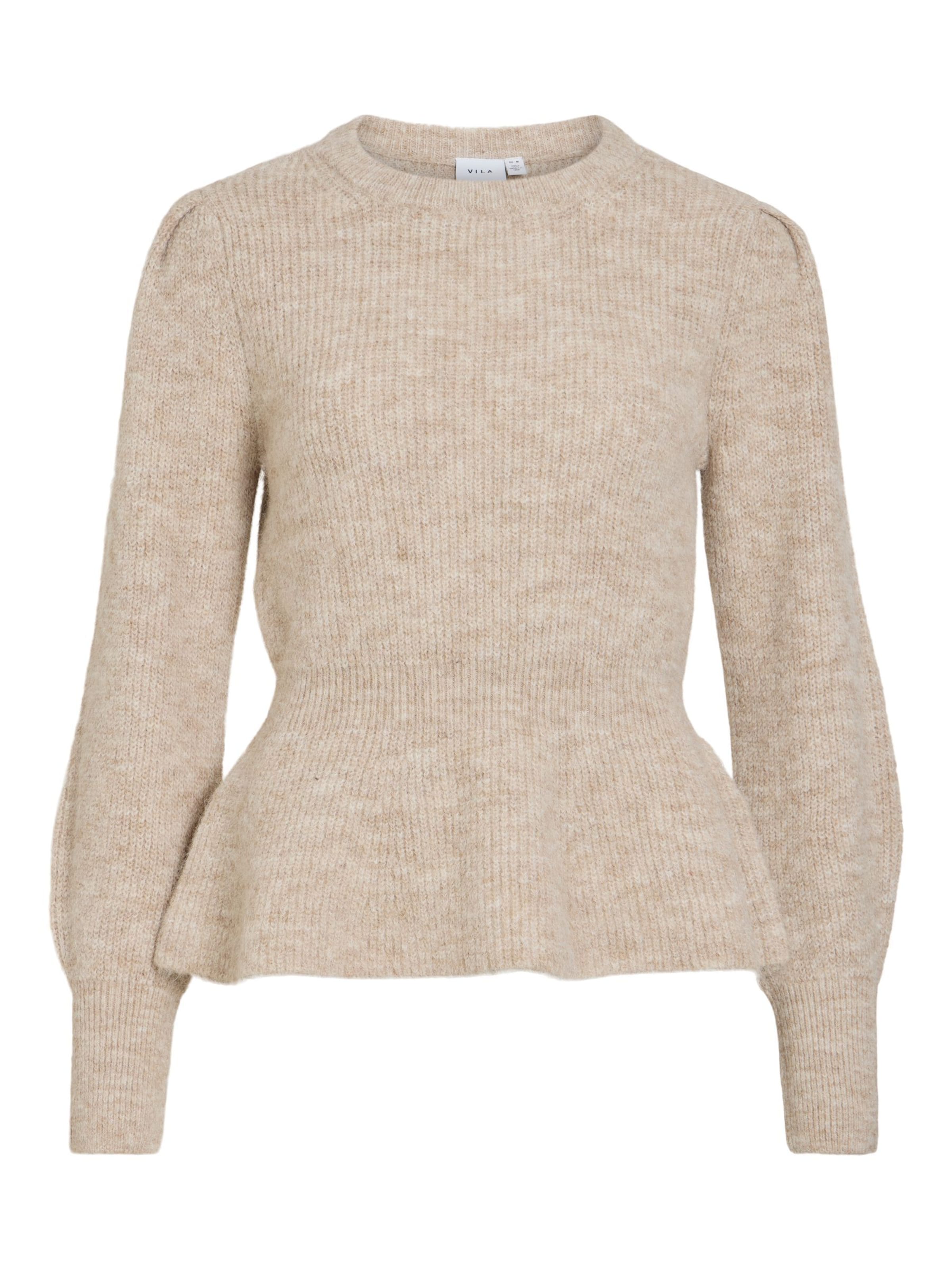 Pull-over 'GRACIE' VILA en beige : devant