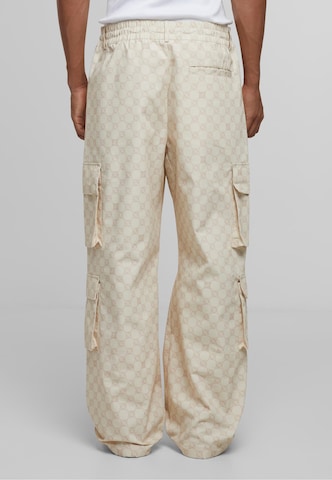 Pequs Loosefit Cargobroek in Beige