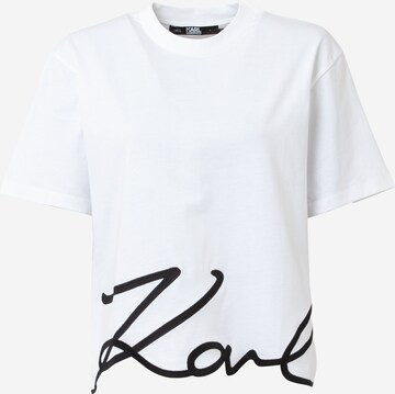 Karl Lagerfeld T-Shirt in Weiß: predná strana
