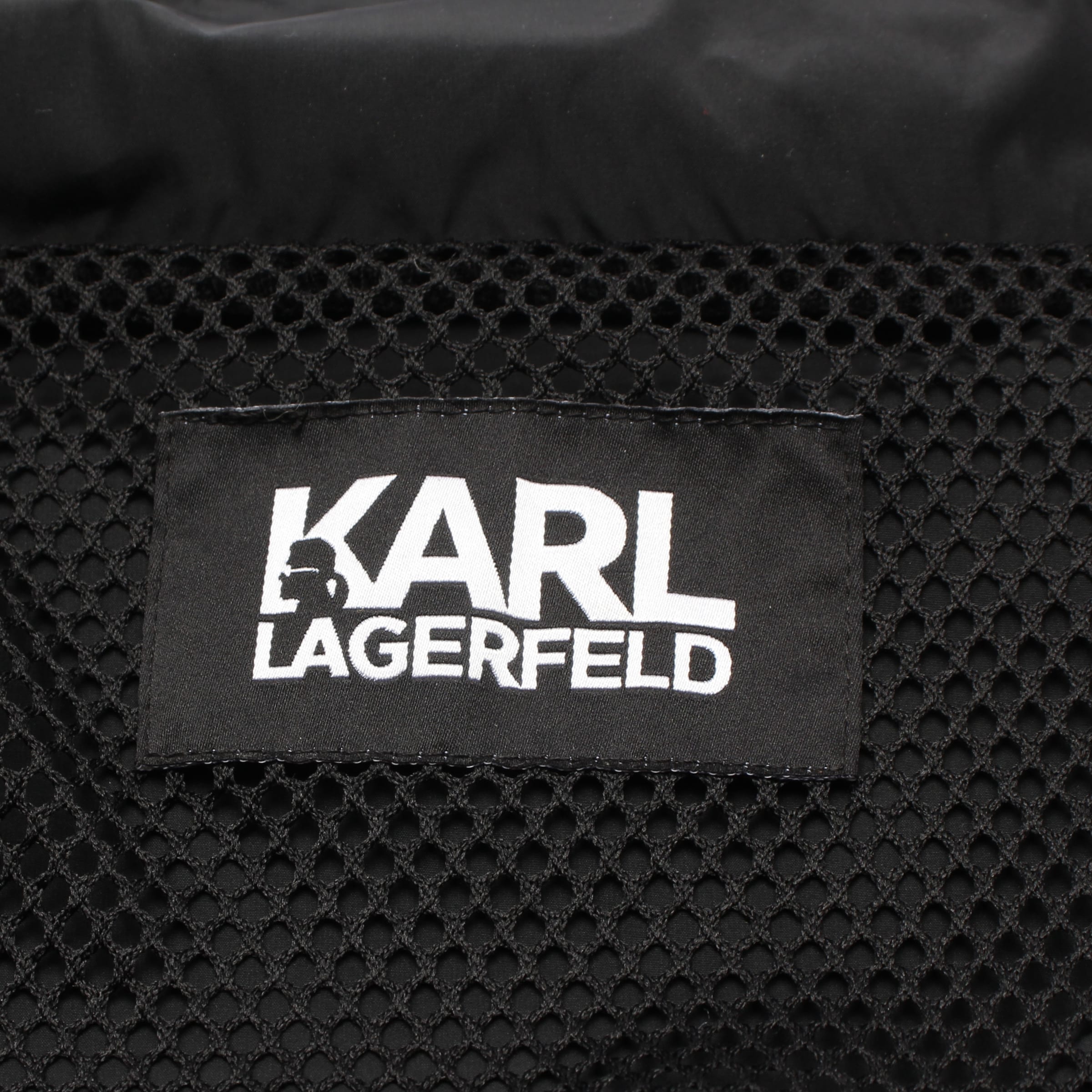 Karl Lagerfeld Übergangsjacke M in Schwarz