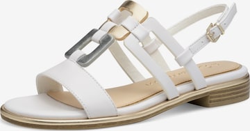 MARCO TOZZISandale s remenčićima - bijela boja: prednji dio