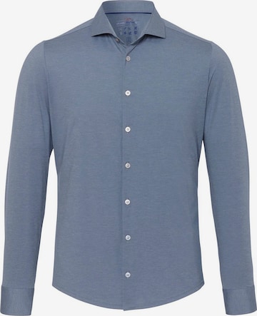 PURE Slim Fit Hemd in Blau: Vorderseite
