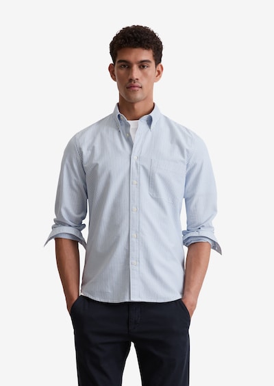 Marc O'Polo Button Up Shirt in Light blue / White, Item view