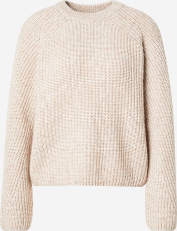 NÜMPH Sweater 'ZINDI' in Beige: front