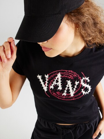 Tricou 'SPIRAL DOWN MINI' de la VANS pe negru