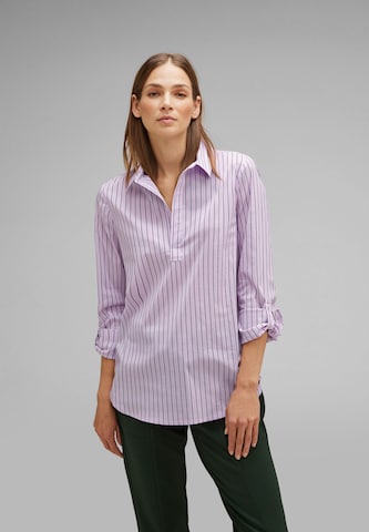 STREET ONE Blouse in Purple: front