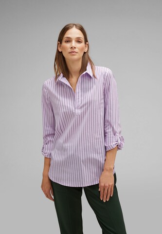 STREET ONE Blouse in Purple: front