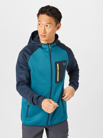 Whistler Athletic Fleece Jacket 'Salen' in Blue: front