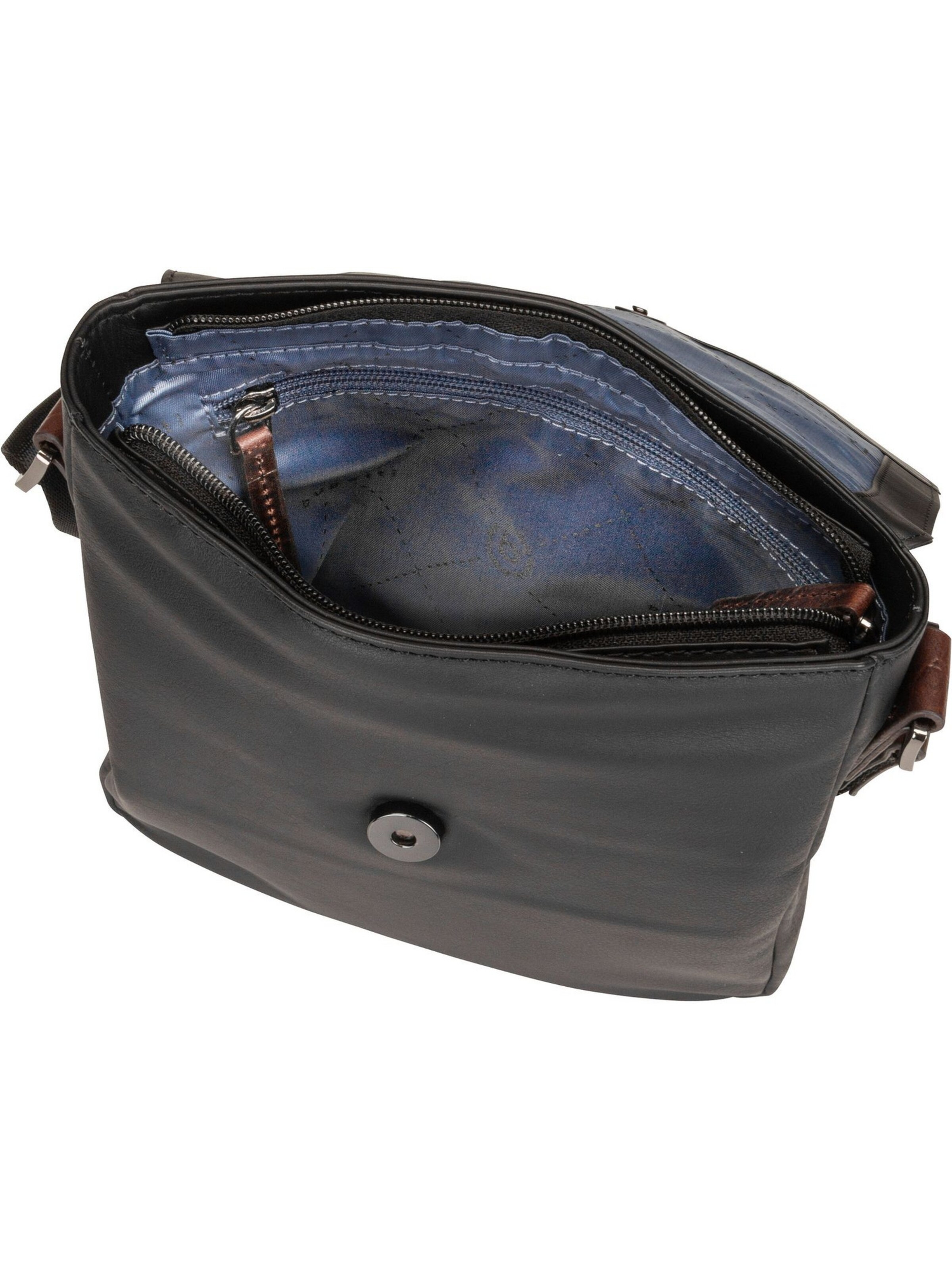 bugatti Umhängetasche 'Corso DeLuxe 1656' in Schwarz