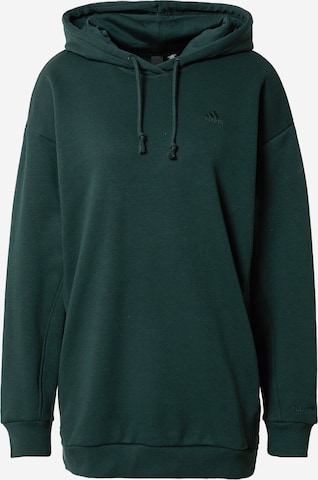 ADIDAS SPORTSWEAR Sports sweatshirt 'All Szn Fleece Long' in Green: front