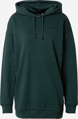 Hanorac sport 'All Szn Fleece Long' de la ADIDAS SPORTSWEAR pe verde: față