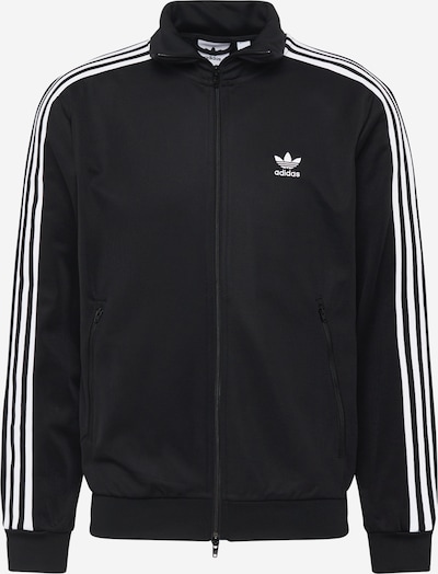 ADIDAS ORIGINALS Zip-Up Hoodie 'Adicolor Classics Beckenbauer' in Black / White, Item view