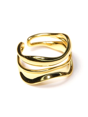 ARS-ARGENTI Ring '#015 GOA WAVES' in Gold: front