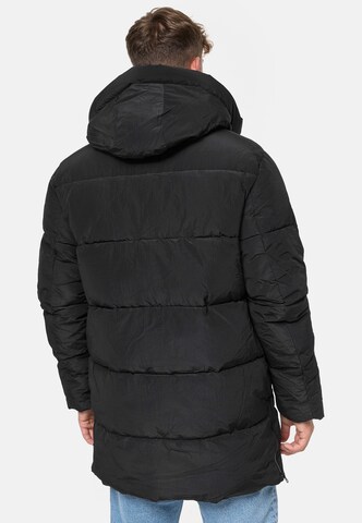 INDICODE JEANS Winterparka 'Kasper' in Zwart