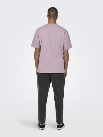 Only & Sons Bluser & t-shirts 'Fred' i lilla