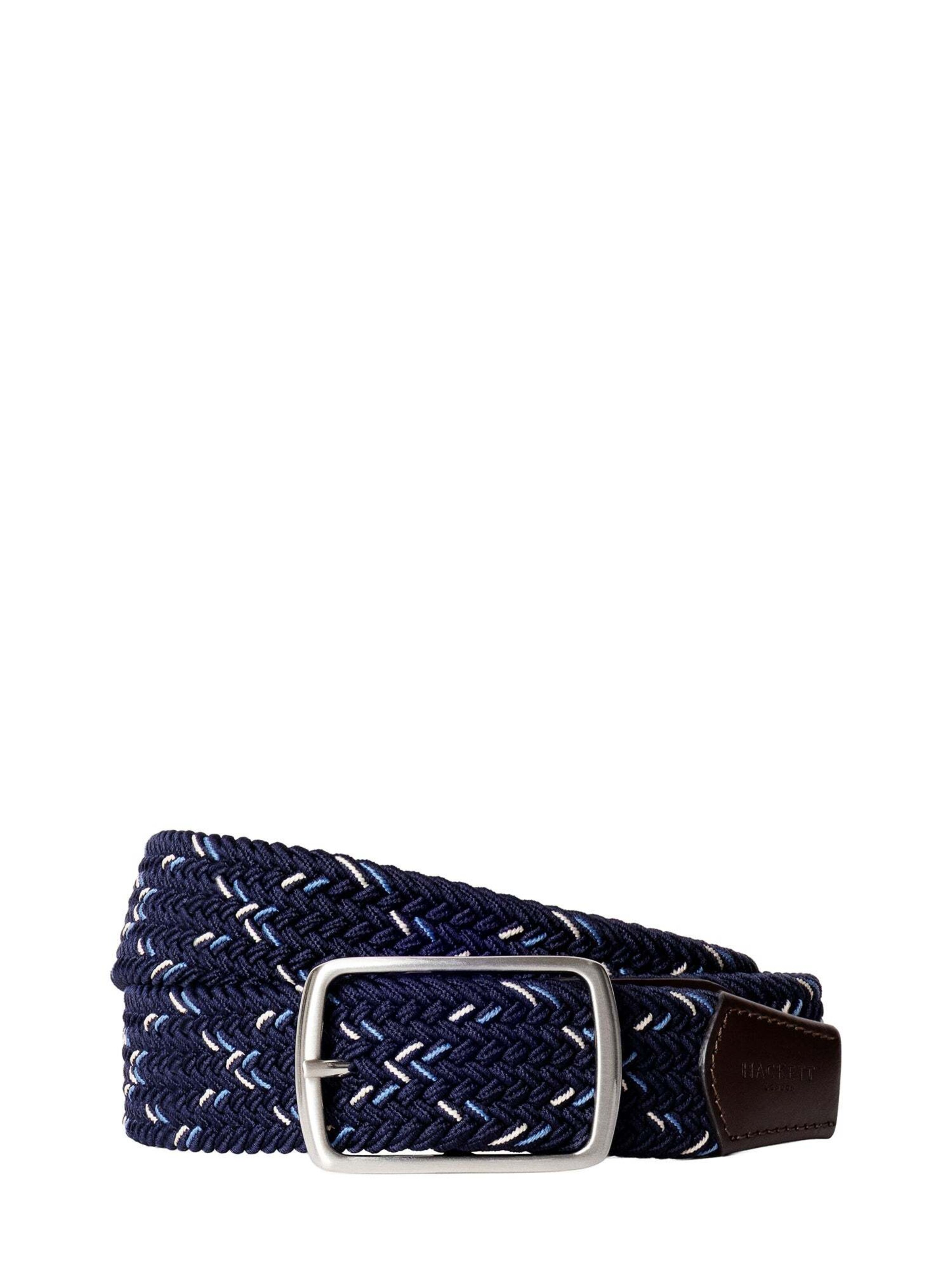 Hackett London Belt in Blue: front
