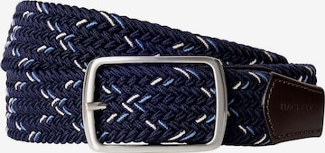 Hackett London Riem in Blauw: voorkant