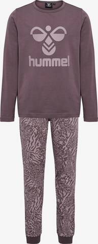 Hummel Pajamas in Purple: front