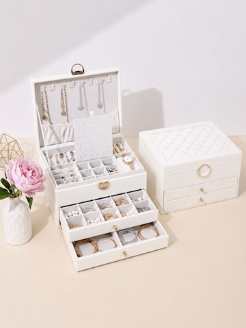 MEVYRA Jewelry Storage 'Schmuckkästchen 3-Etagen' in White