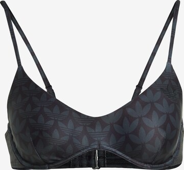 Balconnet Hauts de bikini 'Monogram' ADIDAS ORIGINALS en noir : devant