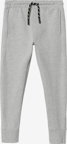 MANGO KIDS Pants in Grey: front