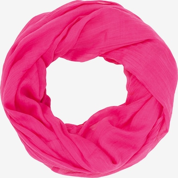 Seasons of April Schlauchschal in Pink: Vorderseite