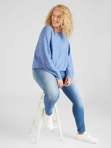 ONLY Carmakoma Skinny Jeans 'MAYA' in Blue