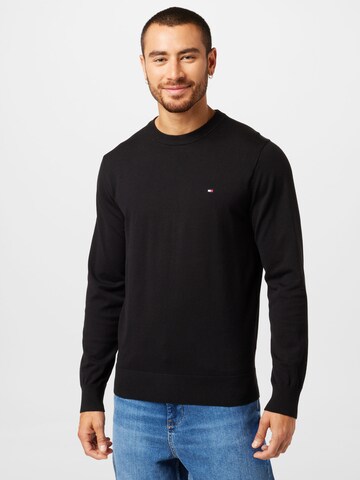 TOMMY HILFIGER Trui '1985' in Zwart: voorkant