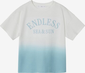 MANGO KIDS Shirt 'ENDLESS' in White: front